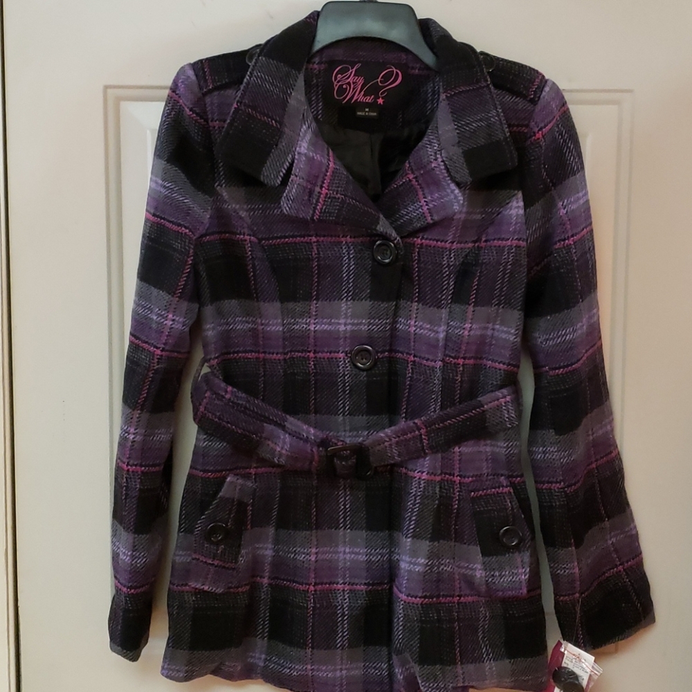 🎉HP🎉 NWT! Say What? Pea Coat,Size M
